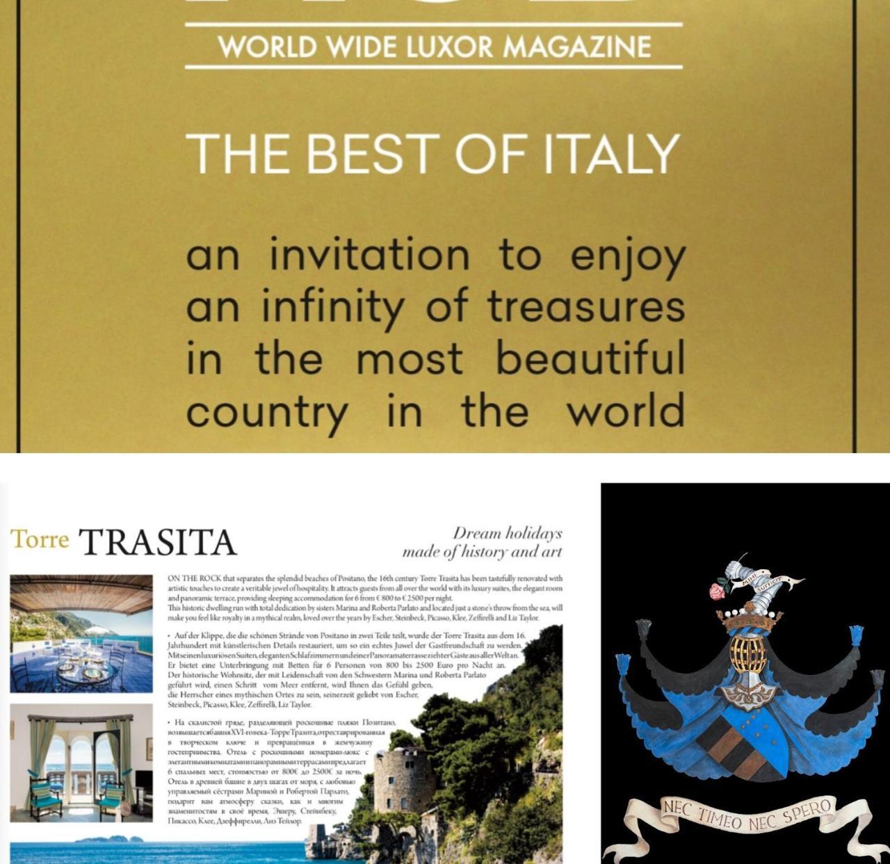 Villa Torre Trasita Luxury Suites Ποζιτάνο Εξωτερικό φωτογραφία